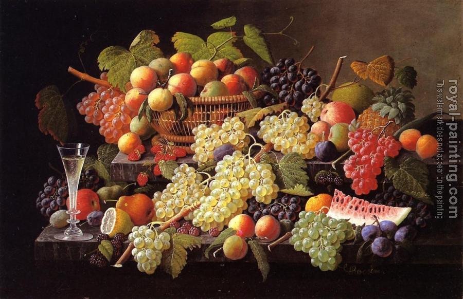 Severin Roesen : Still Life with Fruit III